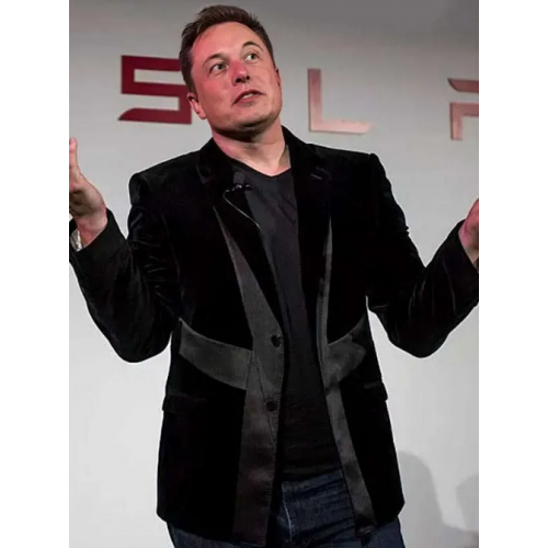 Elon Musk Black Blazer